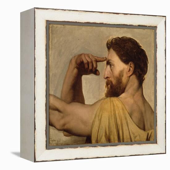 Study for Phidias in the Apotheosis of Homer, 1827-Jean Auguste Dominique Ingres-Framed Premier Image Canvas