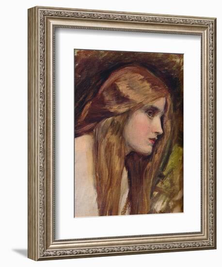 'Study for Phyllis and Demophoon', c1907-John William Waterhouse-Framed Premium Giclee Print