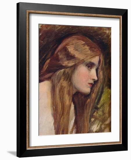 'Study for Phyllis and Demophoon', c1907-John William Waterhouse-Framed Giclee Print