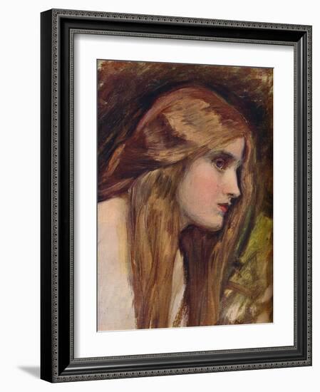 'Study for Phyllis and Demophoon', c1907-John William Waterhouse-Framed Giclee Print