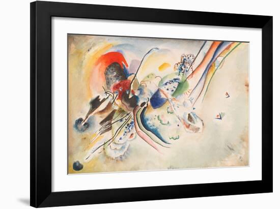 Study for Picture with Two Red Spots, 1916-Wassily Kandinsky-Framed Giclee Print