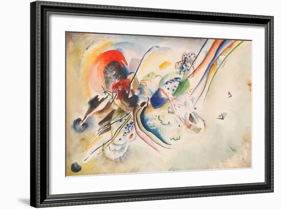 Study for Picture with Two Red Spots, 1916-Wassily Kandinsky-Framed Giclee Print