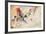 Study for Picture with Two Red Spots, 1916-Wassily Kandinsky-Framed Giclee Print