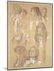 Study for Plate 17 from 'Documents Decoratifs', 1902-Alphonse Mucha-Mounted Giclee Print