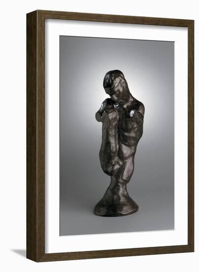 Study for Polyphemus, 1880 (Cast 1970) (Bronze)-Auguste Rodin-Framed Giclee Print