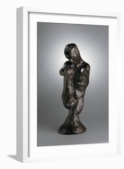 Study for Polyphemus, 1880 (Cast 1970) (Bronze)-Auguste Rodin-Framed Giclee Print