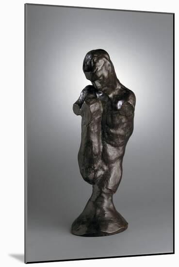 Study for Polyphemus, 1880 (Cast 1970) (Bronze)-Auguste Rodin-Mounted Giclee Print