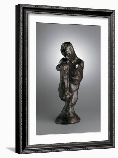 Study for Polyphemus, 1880 (Cast 1970) (Bronze)-Auguste Rodin-Framed Giclee Print