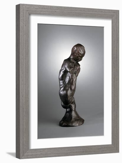 Study for Polyphemus, 1880 (Cast 1970) (Bronze)-Auguste Rodin-Framed Giclee Print