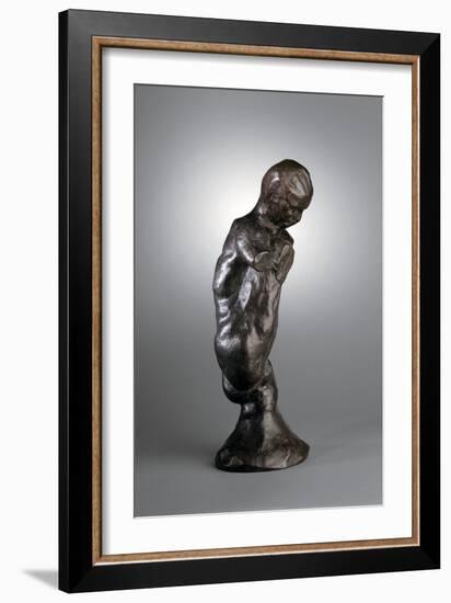 Study for Polyphemus, 1880 (Cast 1970) (Bronze)-Auguste Rodin-Framed Giclee Print