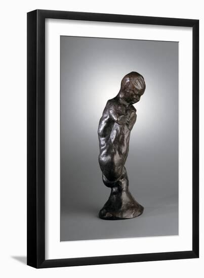 Study for Polyphemus, 1880 (Cast 1970) (Bronze)-Auguste Rodin-Framed Giclee Print