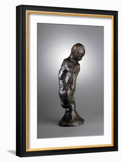Study for Polyphemus, 1880 (Cast 1970) (Bronze)-Auguste Rodin-Framed Giclee Print