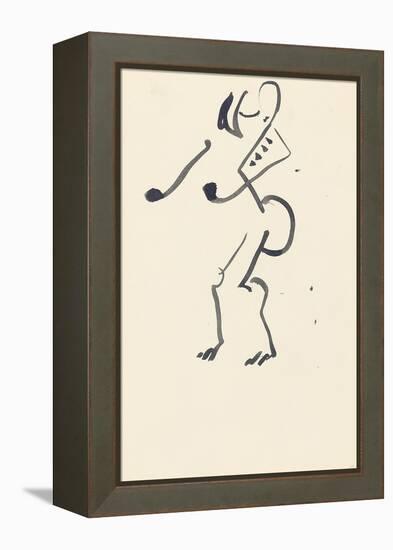 Study for 'Red Stone Dancer', 1914-Henri Gaudier-brzeska-Framed Premier Image Canvas