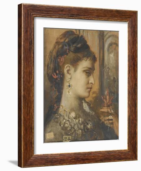 Study for Salome with Beheading of John the Baptist-Gustave Moreau-Framed Giclee Print