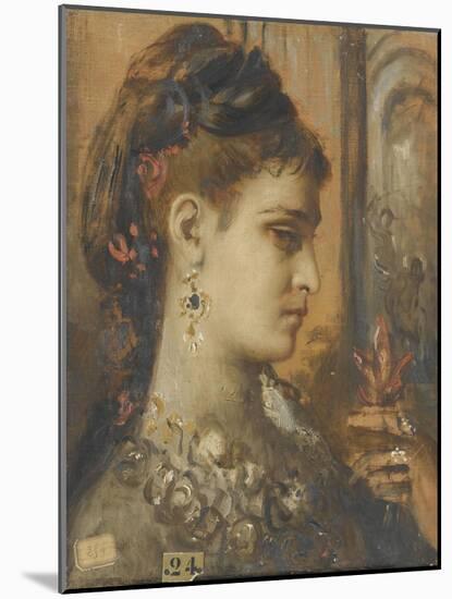 Study for Salome with Beheading of John the Baptist-Gustave Moreau-Mounted Giclee Print