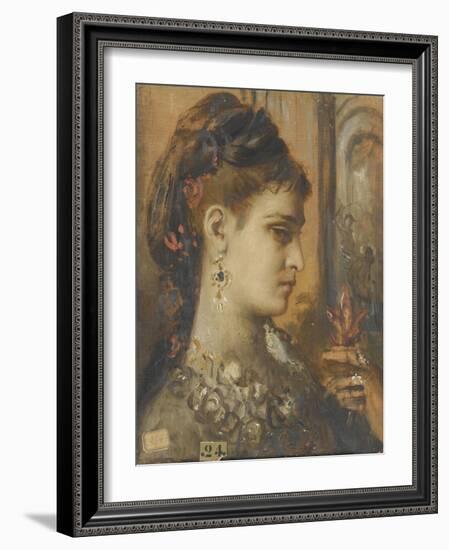 Study for Salome with Beheading of John the Baptist-Gustave Moreau-Framed Giclee Print