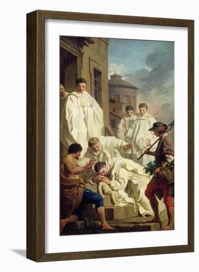 Study for St. Benedict Resuscitating a Child (Oil on Canvas)-Pierre Subleyras-Framed Giclee Print
