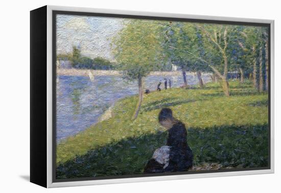 Study for Sunday on la Grande Jatte-Georges Seurat-Framed Premier Image Canvas