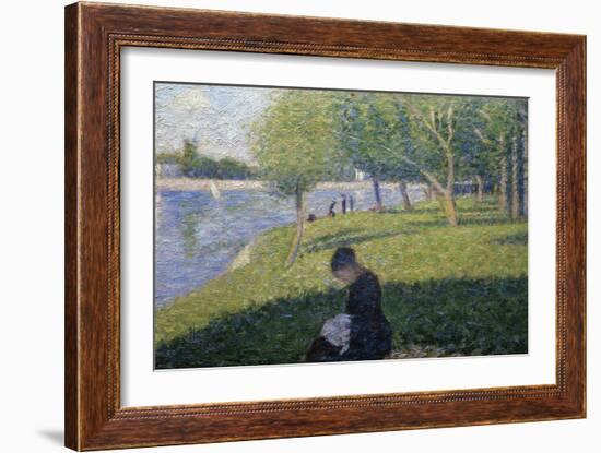 Study for Sunday on la Grande Jatte-Georges Seurat-Framed Giclee Print