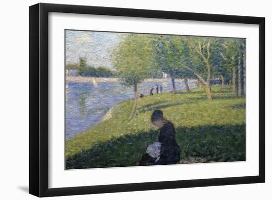 Study for Sunday on la Grande Jatte-Georges Seurat-Framed Giclee Print