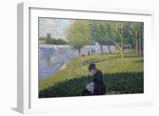 Study for Sunday on la Grande Jatte-Georges Seurat-Framed Giclee Print