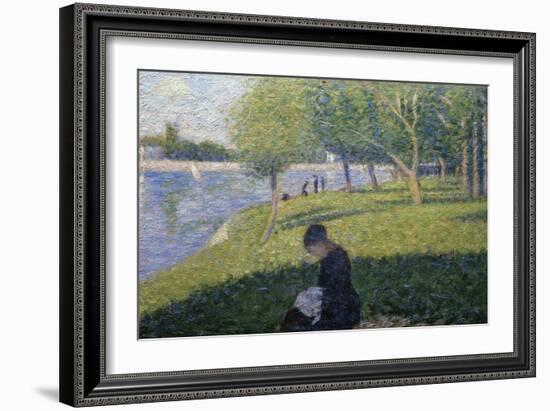 Study for Sunday on la Grande Jatte-Georges Seurat-Framed Giclee Print