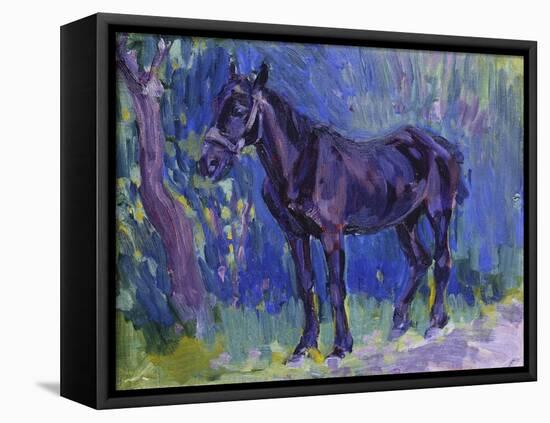 Study for Sussex Farm Horse, C. 1904-6-Robert Polhill Bevan-Framed Premier Image Canvas