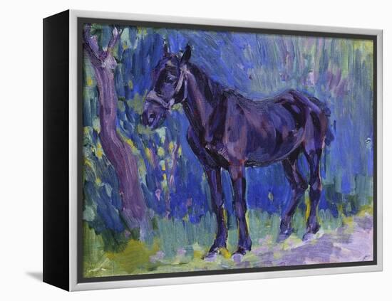 Study for Sussex Farm Horse, C. 1904-6-Robert Polhill Bevan-Framed Premier Image Canvas