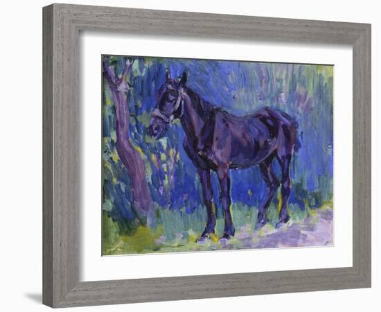 Study for Sussex Farm Horse, C. 1904-6-Robert Polhill Bevan-Framed Giclee Print