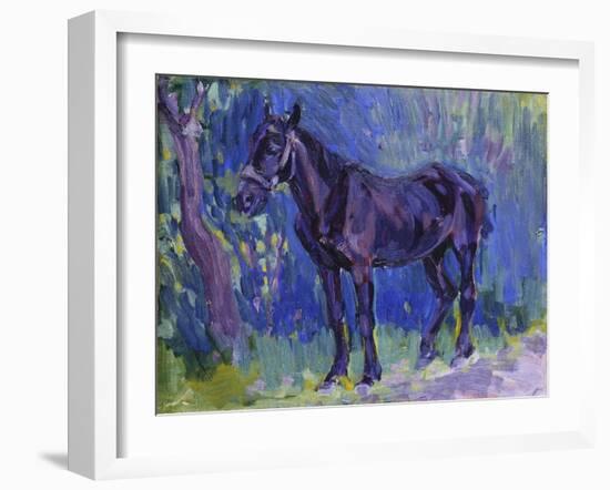 Study for Sussex Farm Horse, C. 1904-6-Robert Polhill Bevan-Framed Giclee Print