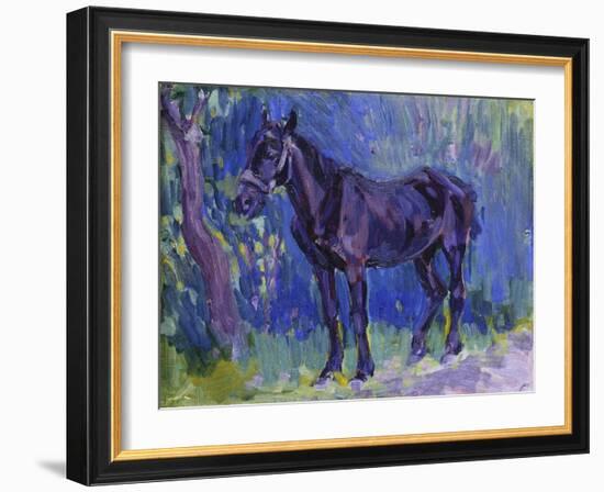 Study for Sussex Farm Horse, C. 1904-6-Robert Polhill Bevan-Framed Giclee Print