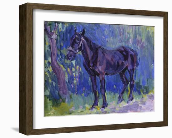 Study for Sussex Farm Horse-Robert Bevan-Framed Giclee Print