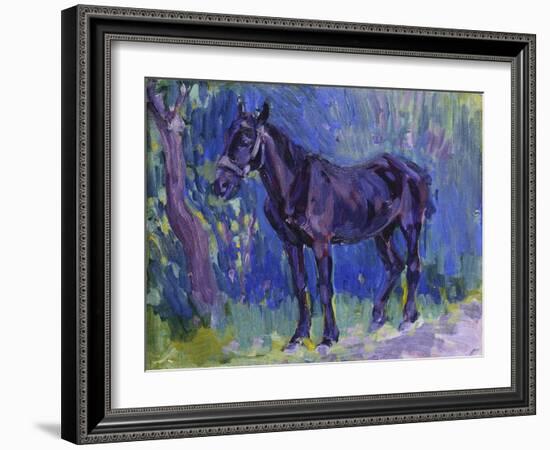 Study for Sussex Farm Horse-Robert Bevan-Framed Giclee Print