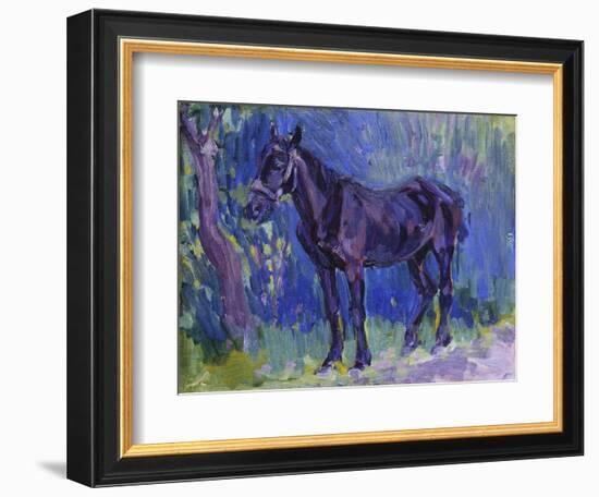 Study for Sussex Farm Horse-Robert Bevan-Framed Giclee Print