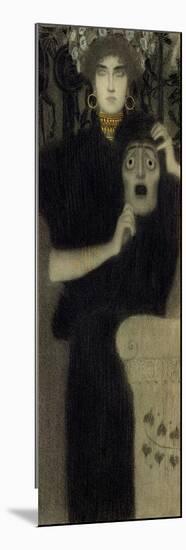 Study for the Allegory of Tragedy-Gustav Klimt-Mounted Giclee Print