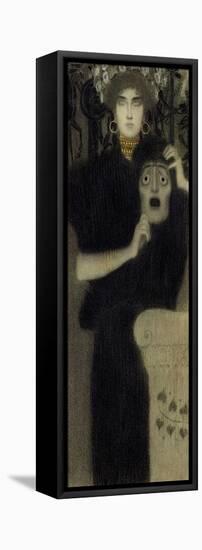 Study for the Allegory of Tragedy-Gustav Klimt-Framed Premier Image Canvas