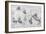 Study for the Battle of Anghiari, C1503-1505-Leonardo da Vinci-Framed Giclee Print