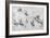 Study for the Battle of Anghiari, C1503-1505-Leonardo da Vinci-Framed Giclee Print