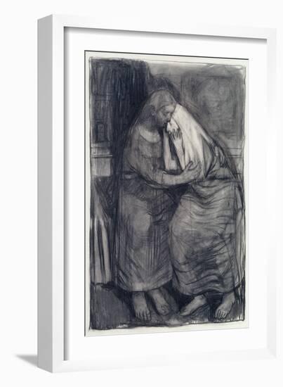 Study for "The Bereavement", 1974-Evelyn Williams-Framed Giclee Print