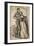 Study for 'The Black Brunswicker', 1859-John Everett Millais-Framed Giclee Print