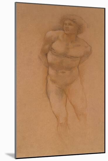 Study for 'The Car of Love'-Edward Burne-Jones-Mounted Giclee Print