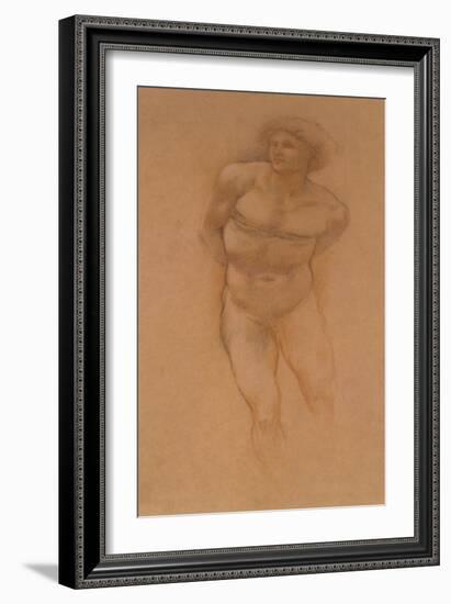 Study for 'The Car of Love'-Edward Burne-Jones-Framed Giclee Print