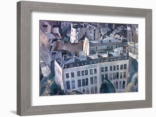 Study for the City, 1909-1910-Robert Delaunay-Framed Giclee Print