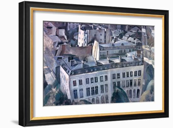 Study for the City, 1909-1910-Robert Delaunay-Framed Giclee Print