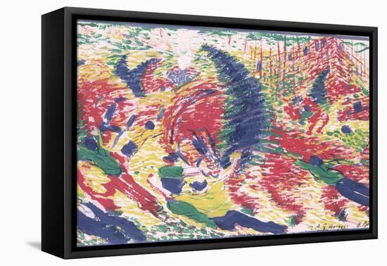 Study for 'The City Rises', 1910-Umberto Boccioni-Framed Premier Image Canvas