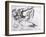 Study for the Creation of Adam-Michelangelo Buonarroti-Framed Giclee Print
