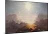 Study for the Cross and the World, C.1846 (Oil on Panel)-Thomas Cole-Mounted Giclee Print