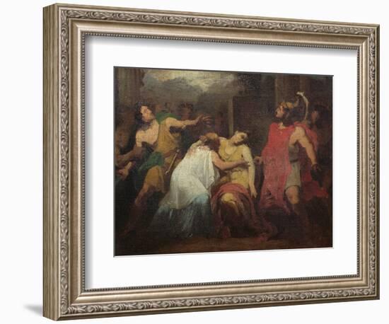 Study for the Death of Lucretia (Oil on Canvas)-Baron Pierre-Narcisse Guerin-Framed Giclee Print