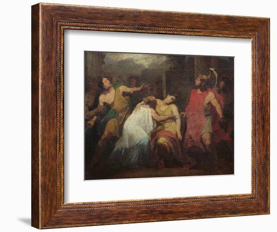 Study for the Death of Lucretia (Oil on Canvas)-Baron Pierre-Narcisse Guerin-Framed Giclee Print