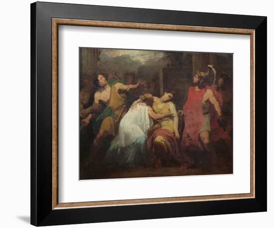 Study for the Death of Lucretia (Oil on Canvas)-Baron Pierre-Narcisse Guerin-Framed Giclee Print